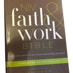 Thompson NIV Faith & Work Bible - Gray and Green